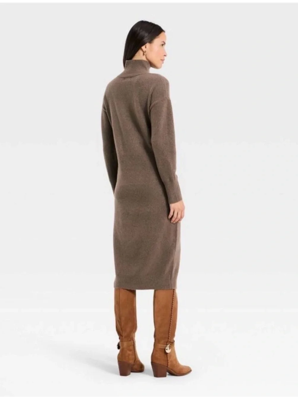 Universal Thread - Women's Long Sleeve Midi Sweater Dress - Picture 2 of 6